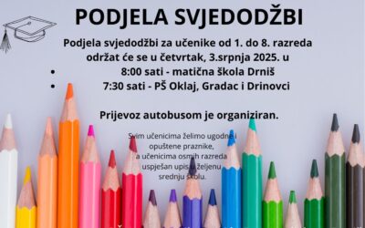 Podjela svjedodžbi – 3.7.2025.